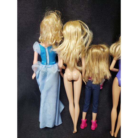 Barbie Dolls Chelsea Gymnast Stacie Kelly Sparkle Lights Princess Doll Mini Set - Picture 6 of 11